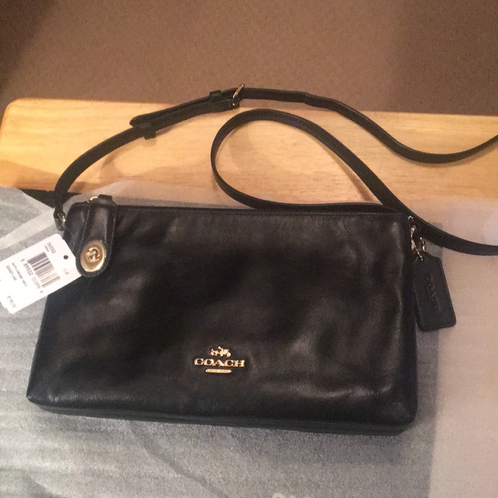 Black coach purse